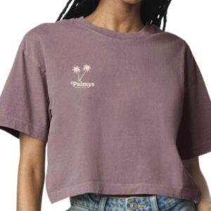 palmys purple crop top