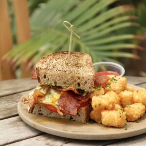 sourdough breakfast sando